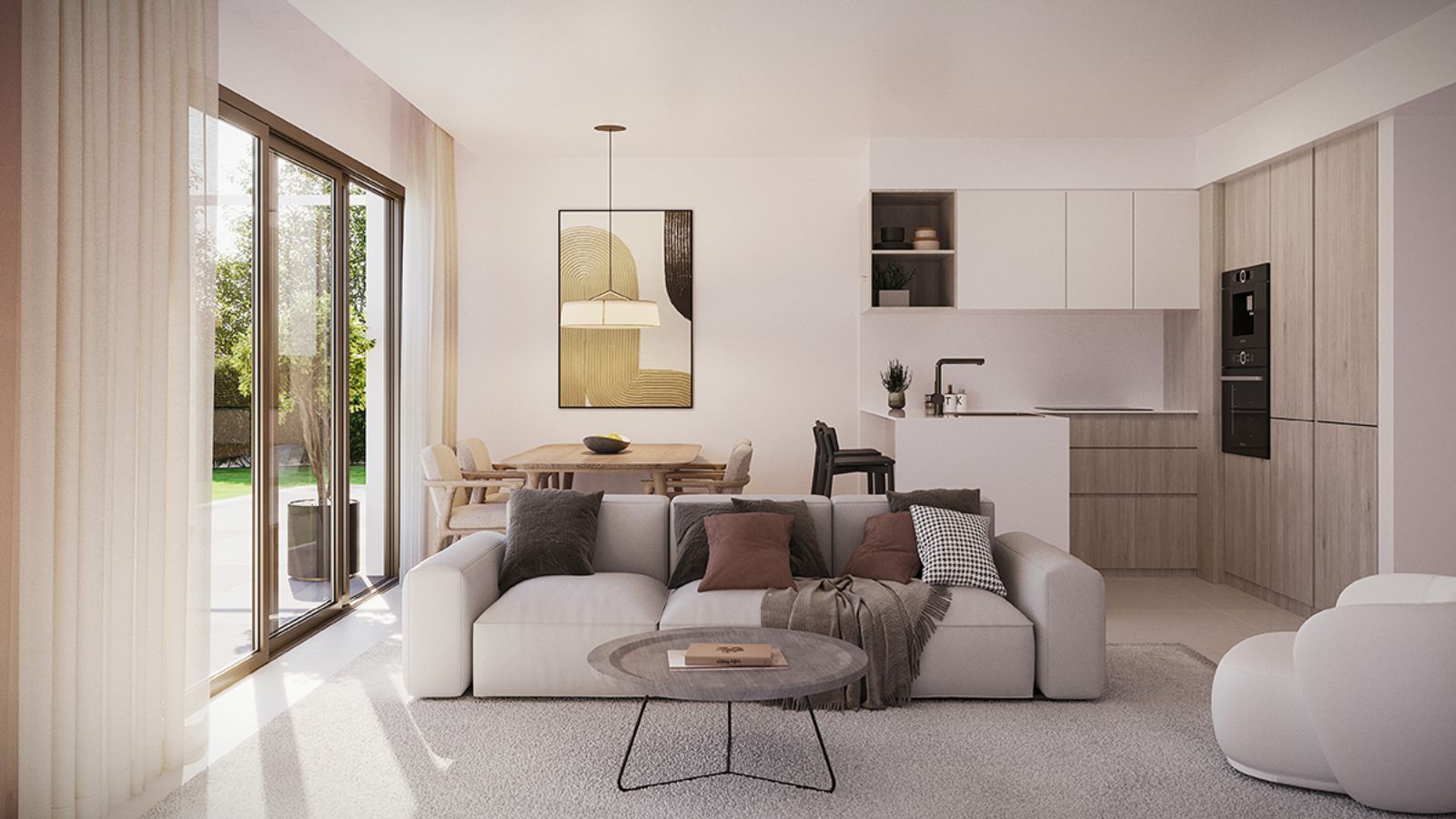 03 modern living room with balcony view